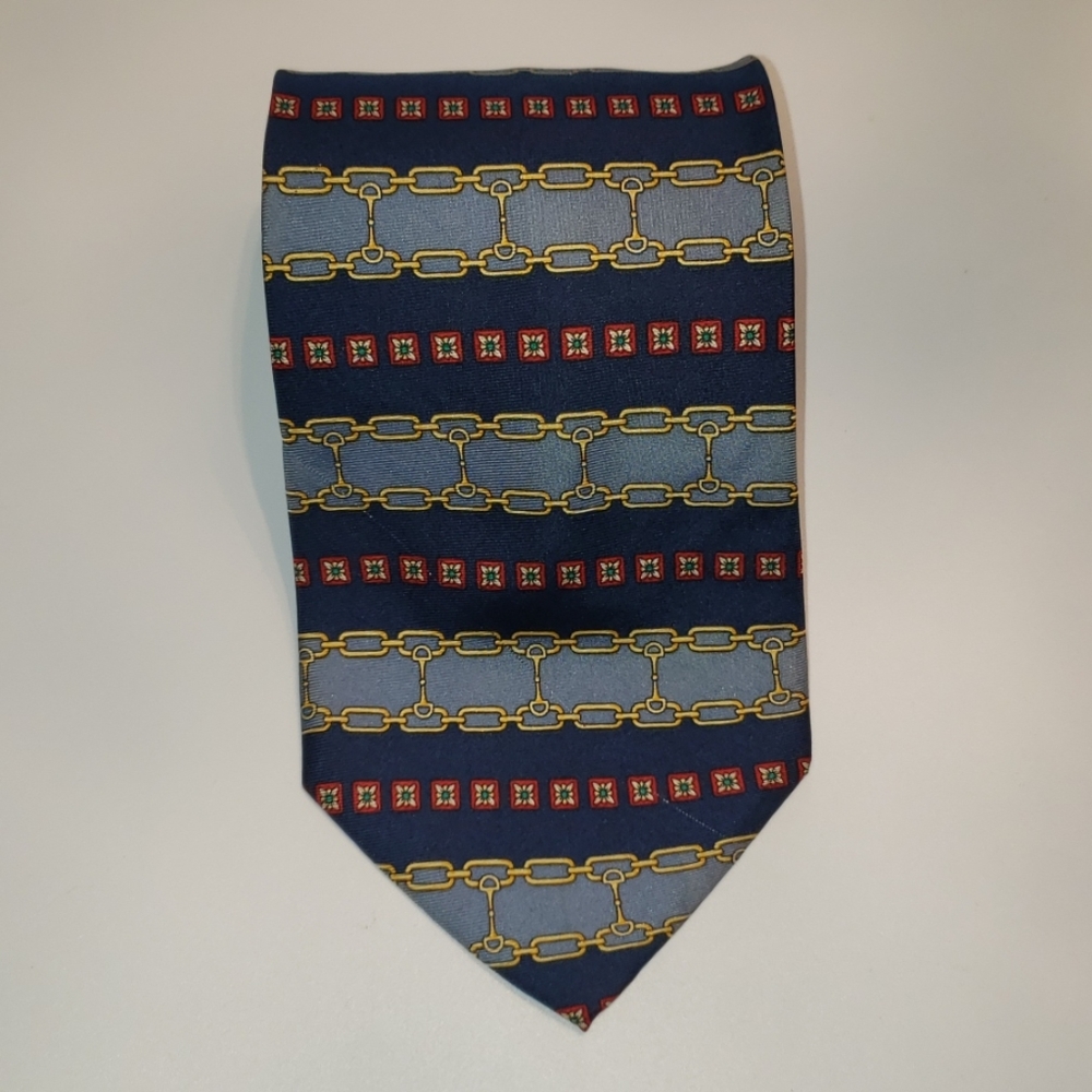 Gucci Paolo Navy 100% Silk Men's Tie